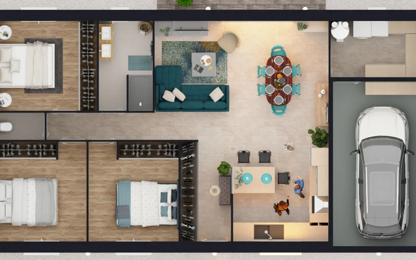 Projet de construction d'une maison 85 m² avec terrain à CONTIGNY (03) à Contigny — photo 3