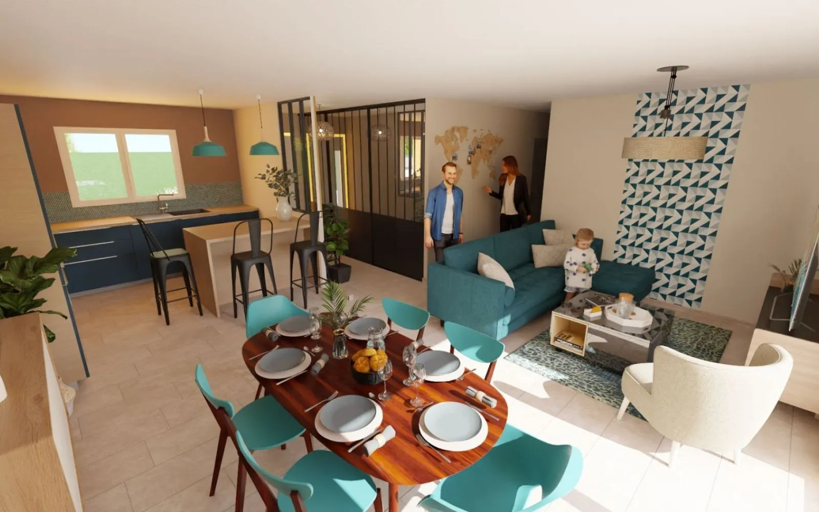 Projet de construction d'une maison 85 m² avec terrain à CONTIGNY (03) à Contigny — photo 5