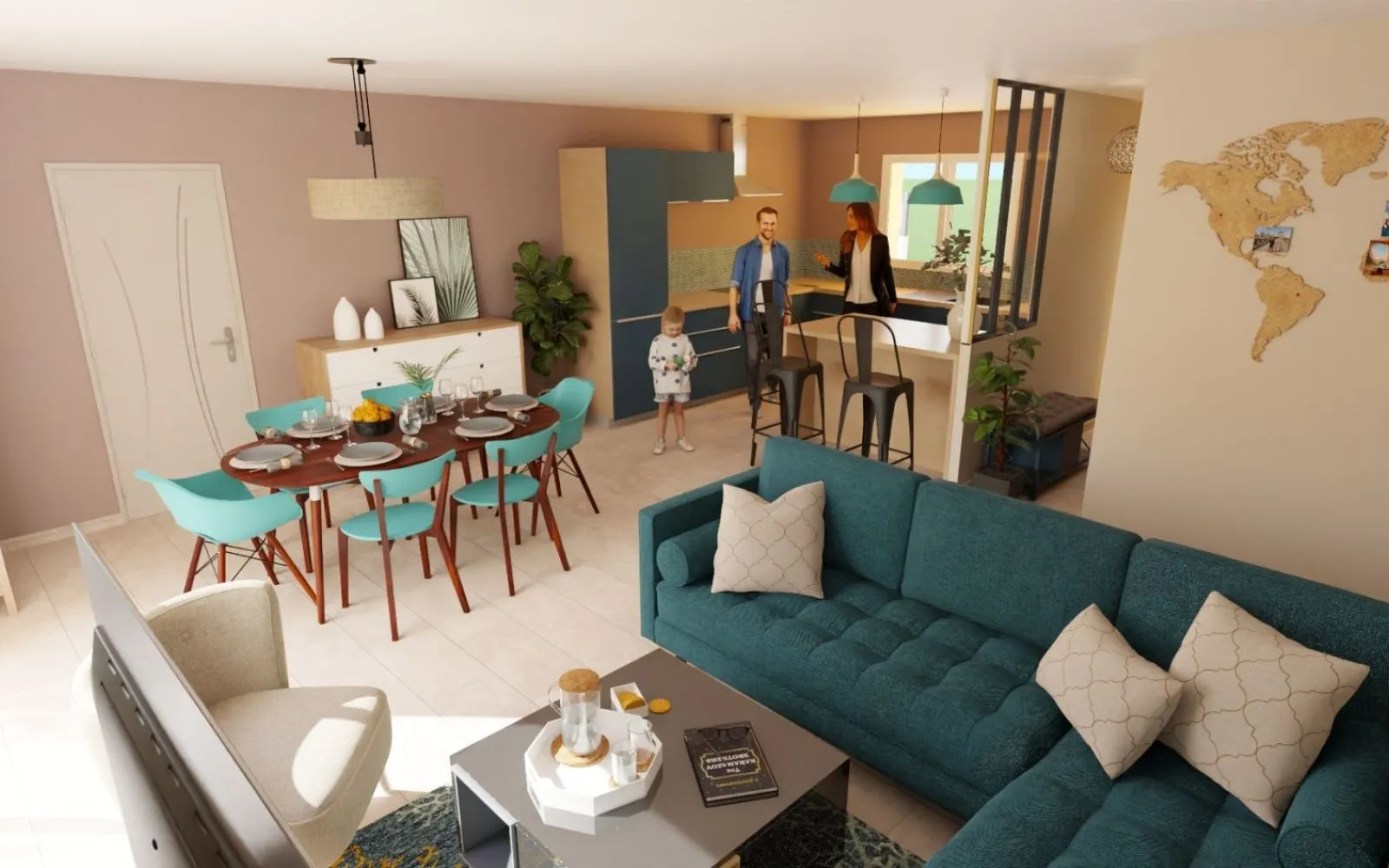 Projet de construction d'une maison 85 m² avec terrain à CONTIGNY (03) à Contigny — photo 6