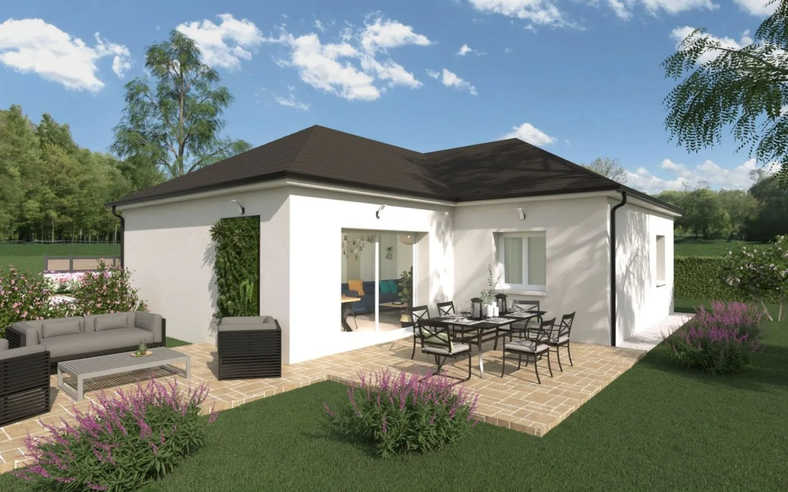 Projet de construction d'une maison 82.4 m² avec terrain à MONTLUCON (03) à Montlucon — photo 1