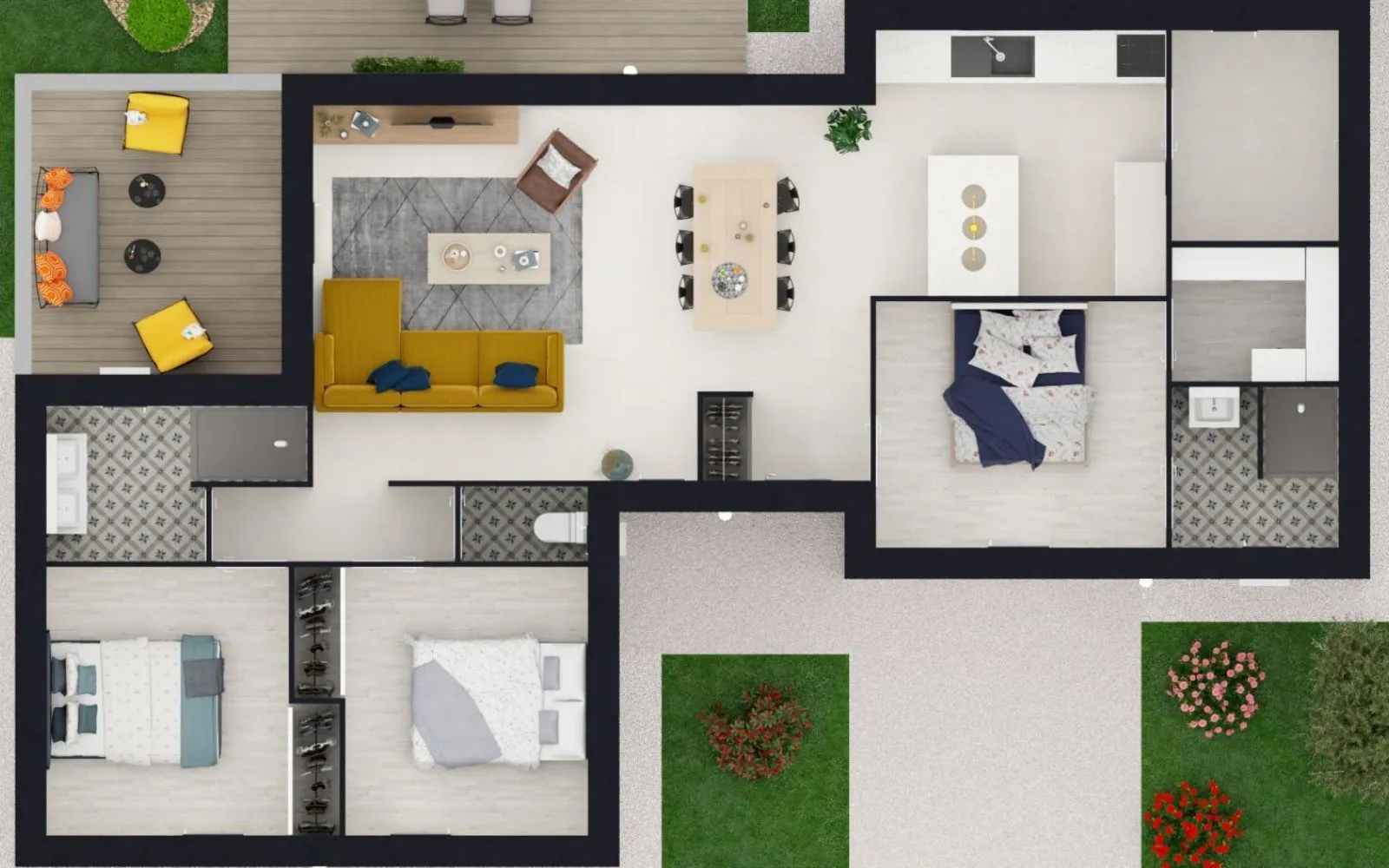 Projet de construction d'une maison 92.6 m² avec terrain à NERIS-LES-BAINS (03) à Neris-les-Bains — photo 3