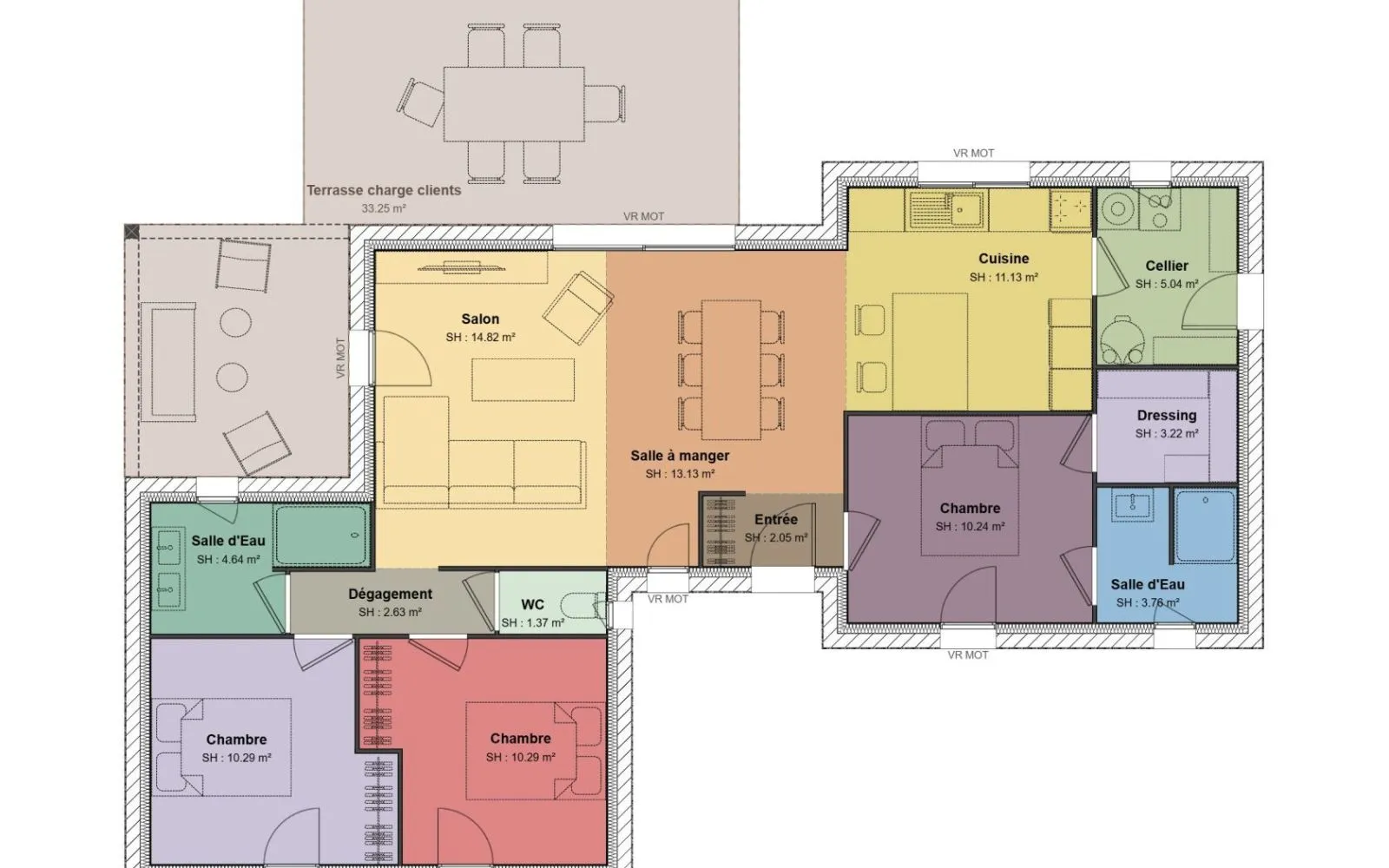 Projet de construction d'une maison 92.6 m² avec terrain à NERIS-LES-BAINS (03) à Neris-les-Bains — photo 6