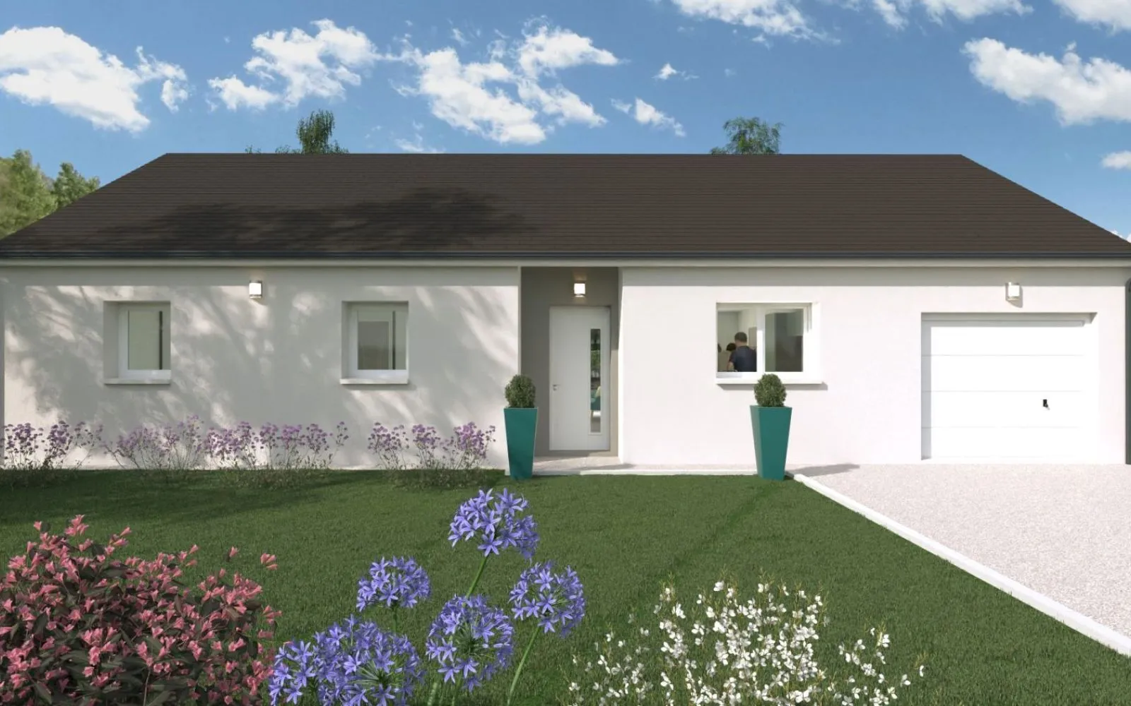 Projet de construction d'une maison 90 m² avec terrain à DOMERAT (03) à Domerat — photo 2