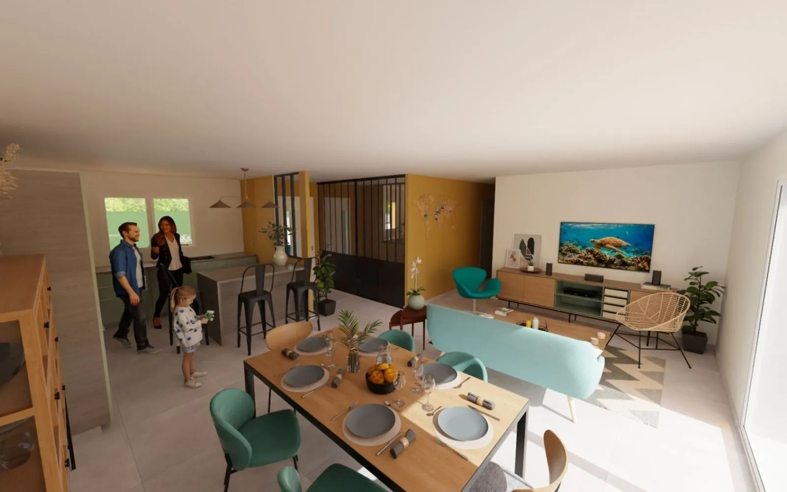 Projet de construction d'une maison 90 m² avec terrain à DOMERAT (03) à Domerat — photo 3