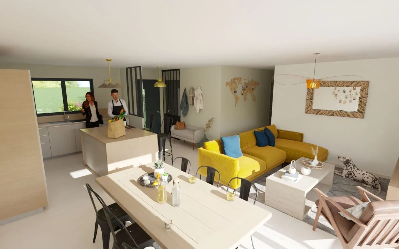Projet de construction d'une maison 89.85 m² avec terrain à BESSAY-SUR-ALLIER (03) à Bessay-sur-Allier — photo 4