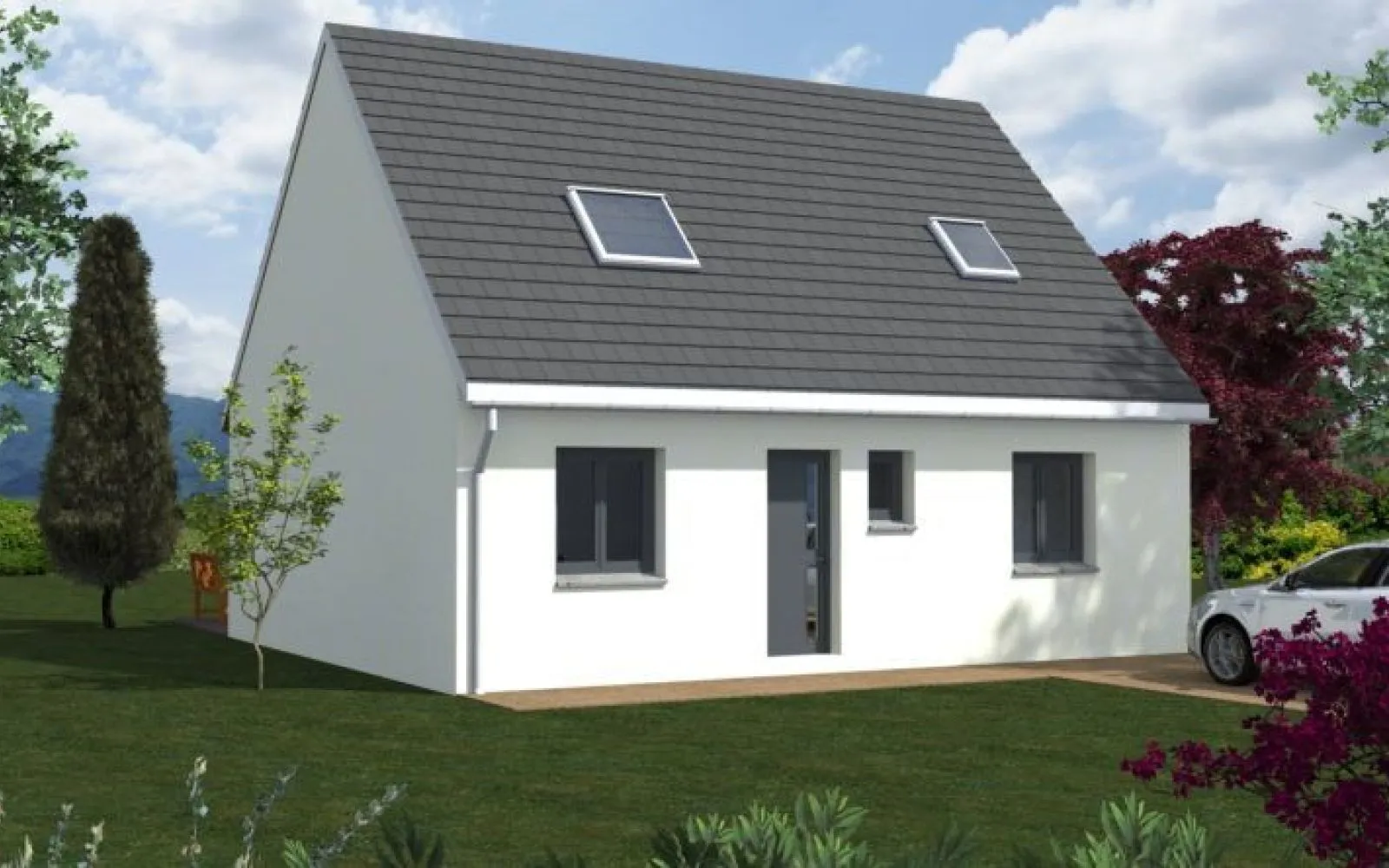 Projet de construction d'une maison 94 m² avec terrain à MENUCOURT (95) à Menucourt — photo 1