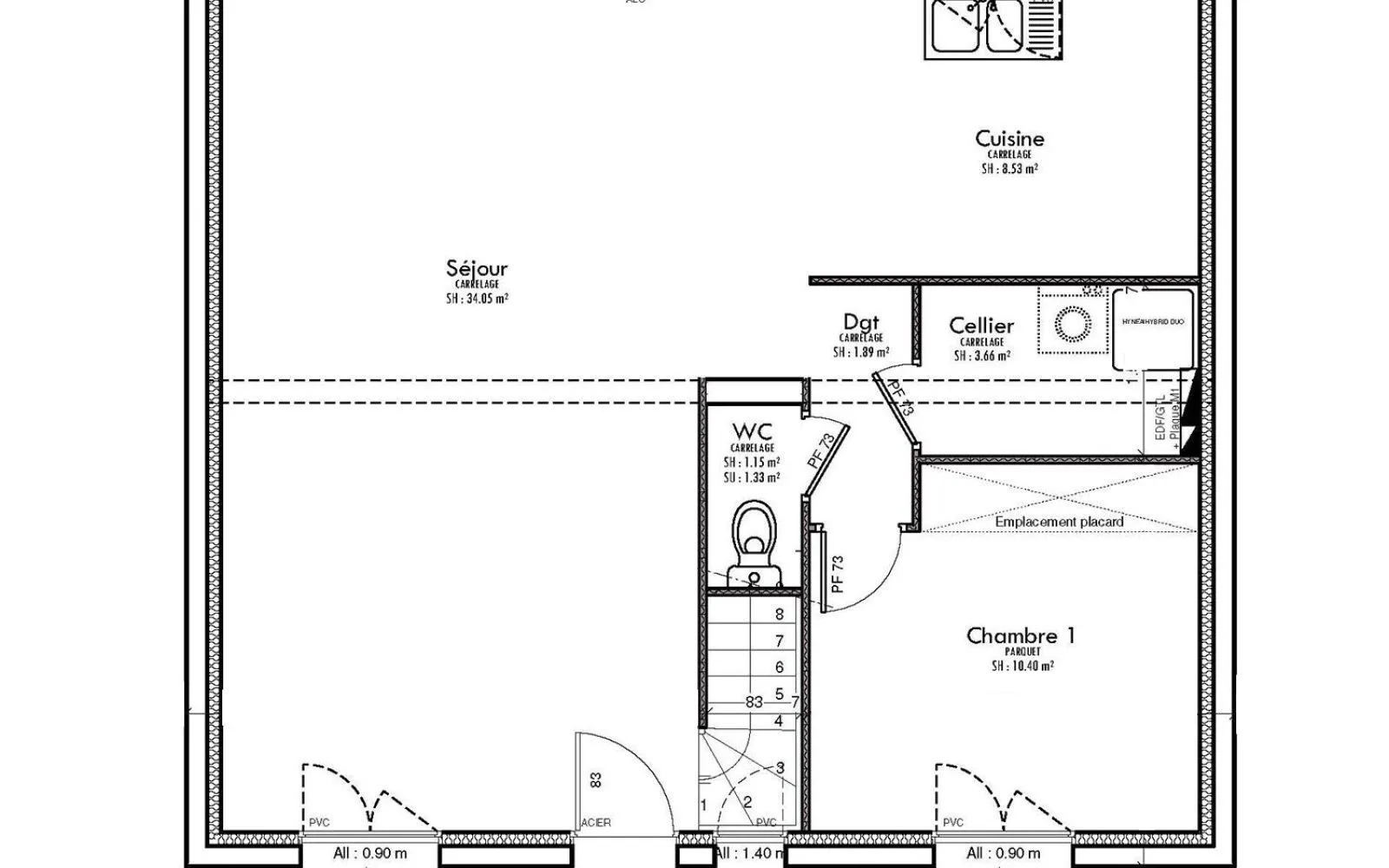 Projet de construction d'une maison 94 m² avec terrain à MENUCOURT (95) à Menucourt — photo 3