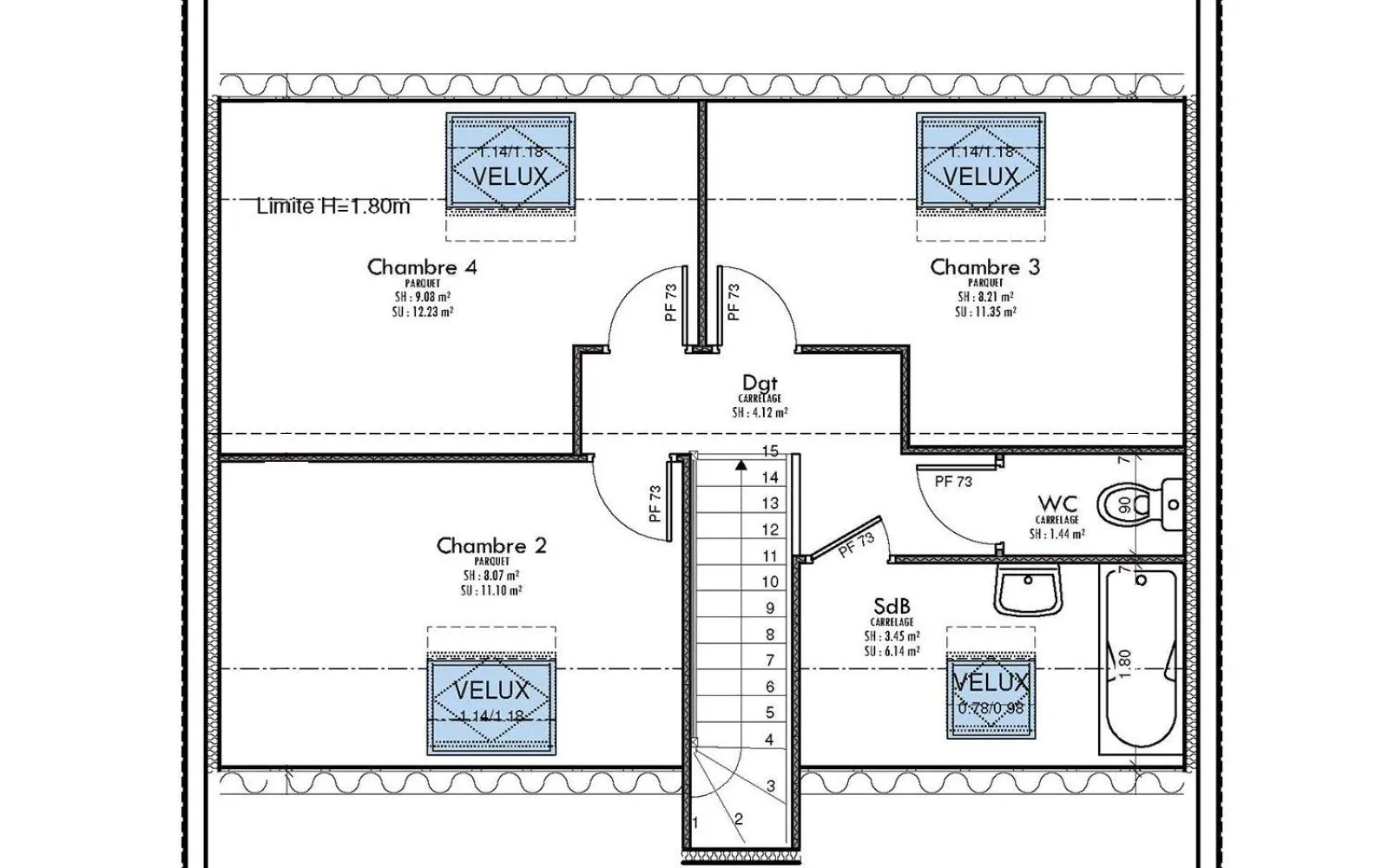 Projet de construction d'une maison 94 m² avec terrain à MENUCOURT (95) à Menucourt — photo 4