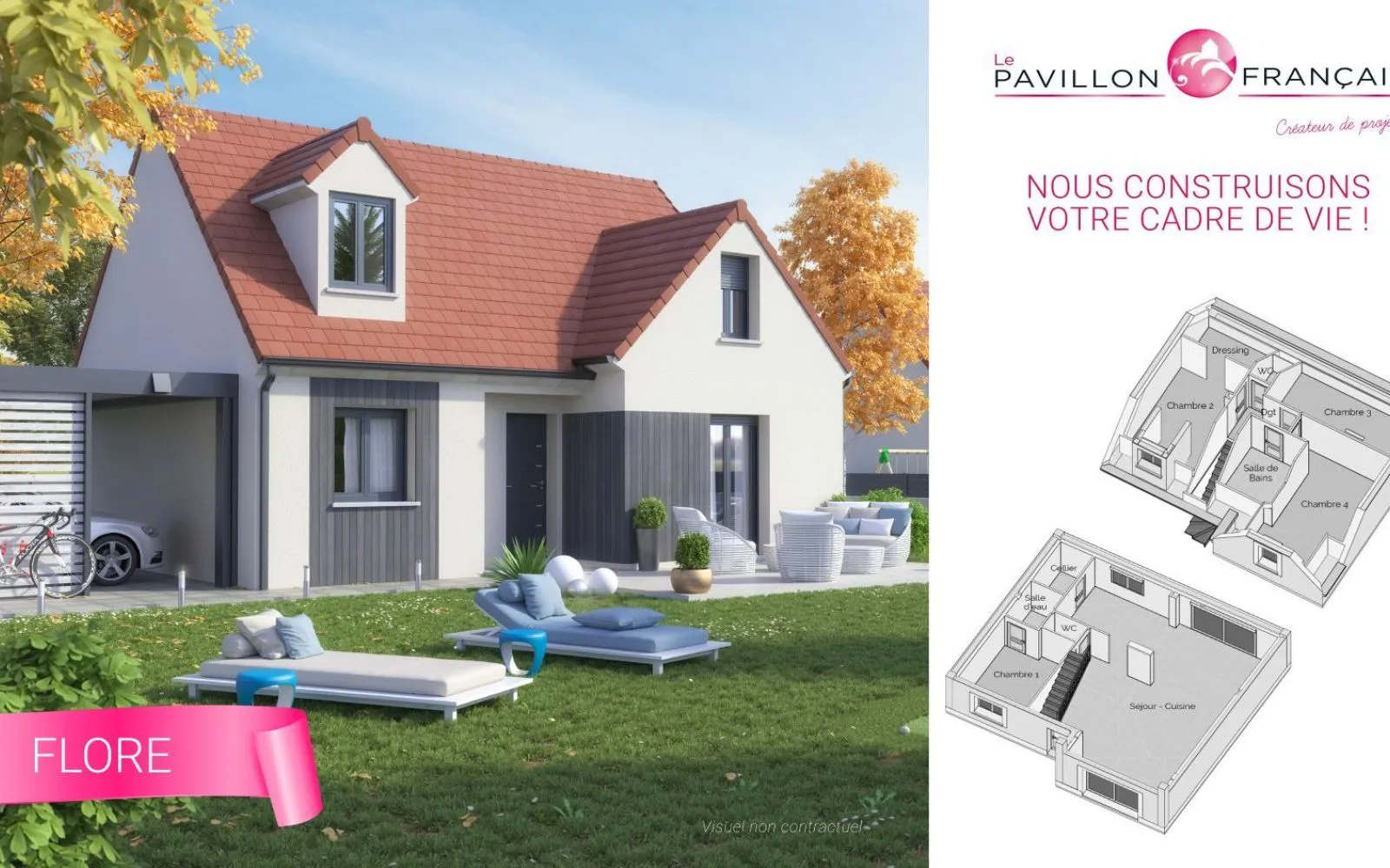 Projet de construction d'une maison 115 m² avec terrain à ERAGNY (95) à Éragny — photo 1