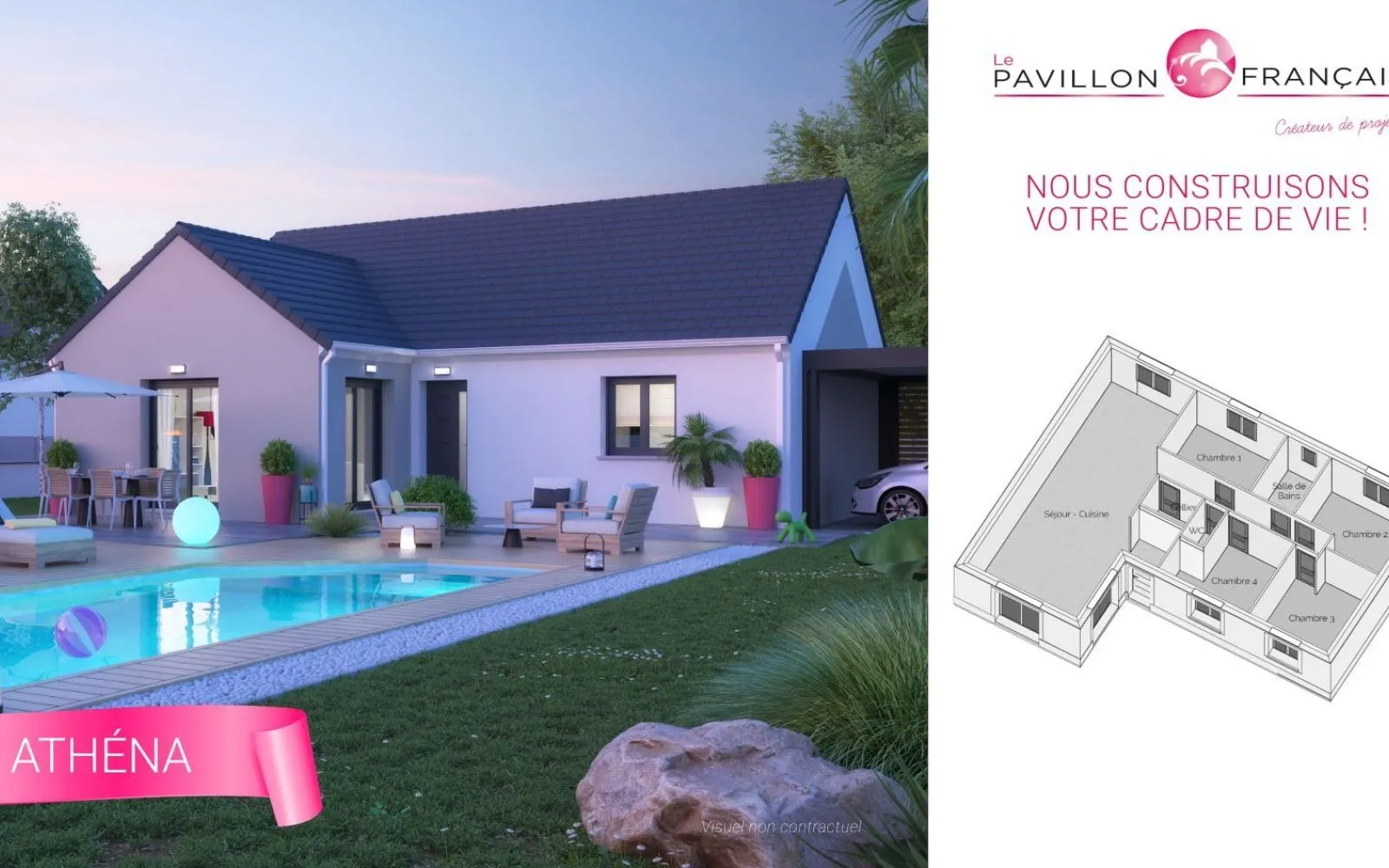 Projet de construction d'une maison 100 m² avec terrain à BAILLY-ROMAINVILLIERS (77) à Bailly-Romainvilliers — photo 1