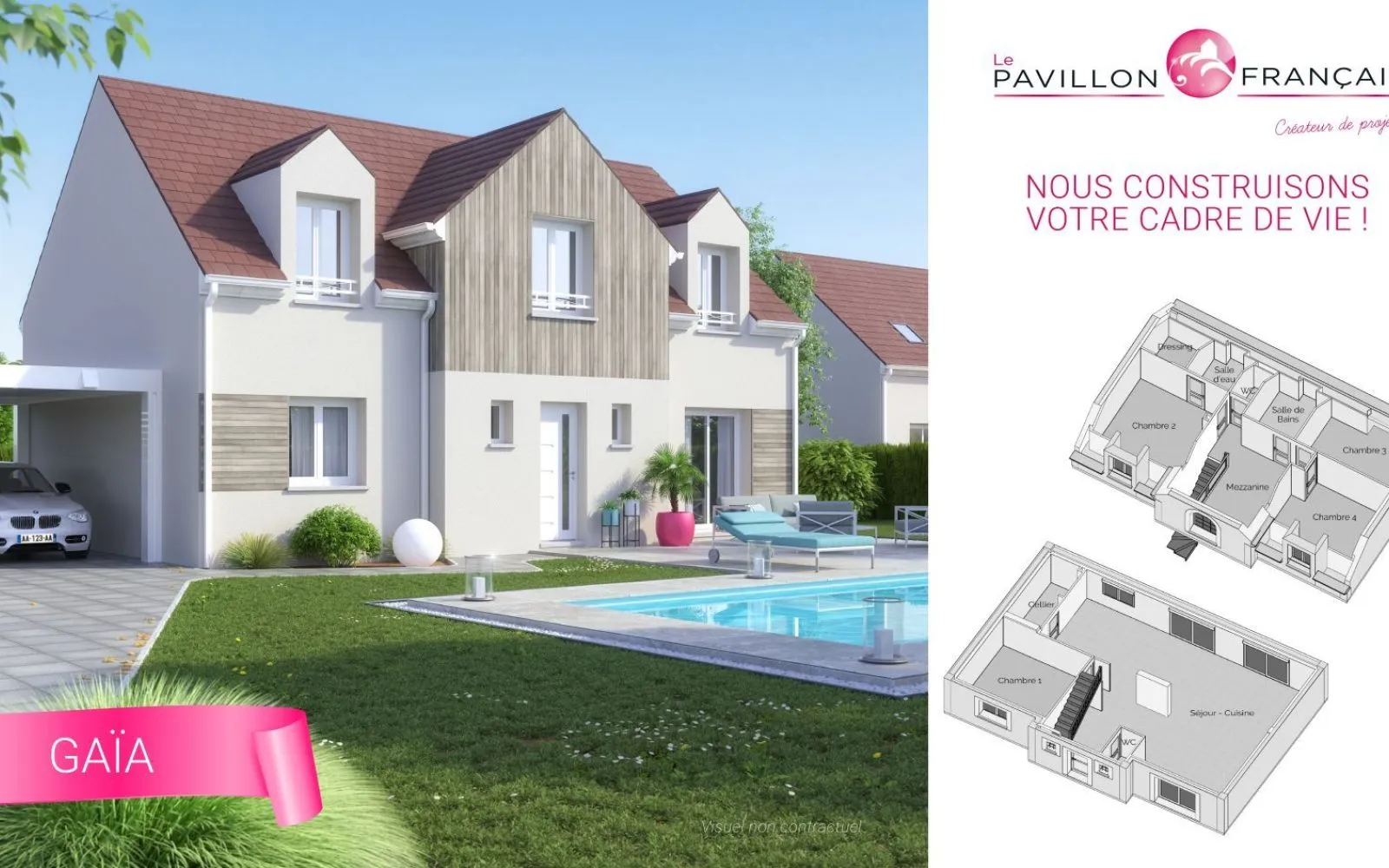 Projet de construction d'une maison 125 m² avec terrain à CRECY-LA-CHAPELLE (77) à Crécy-la-Chapelle — photo 1