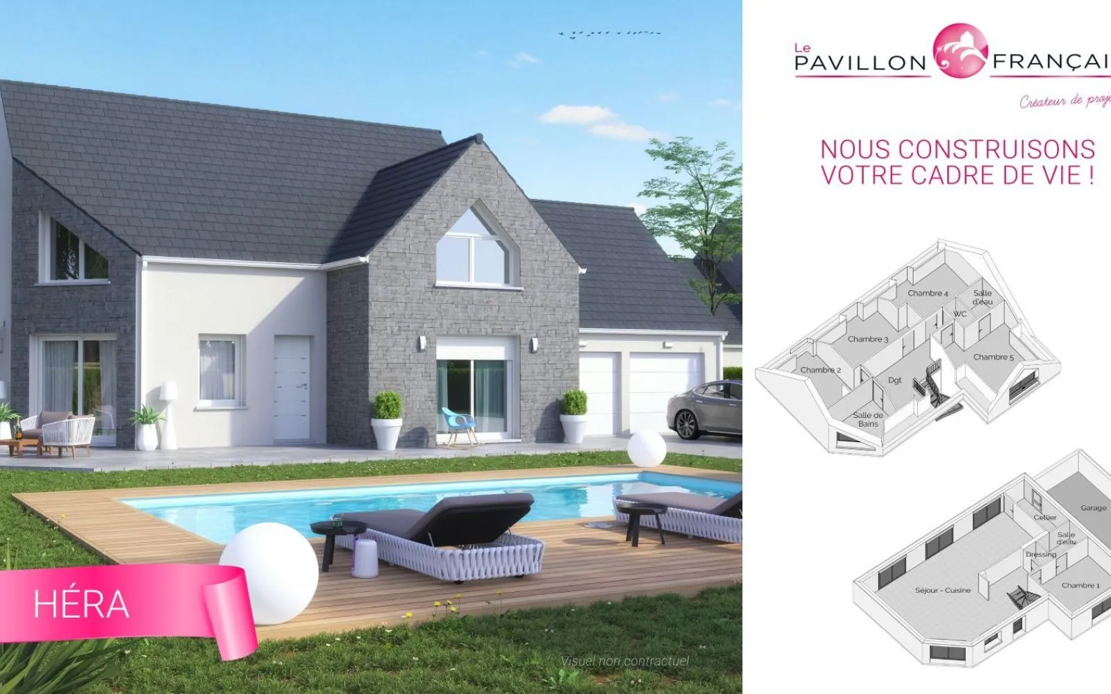 Projet de construction d'une maison 155 m² avec terrain à VILLIERS-ADAM (95) à Villiers-Adam — photo 1