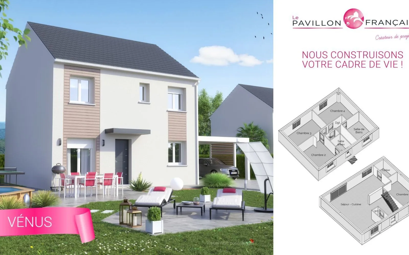 Projet de construction d'une maison 120 m² avec terrain à MOUROUX (77) à Mouroux — photo 1