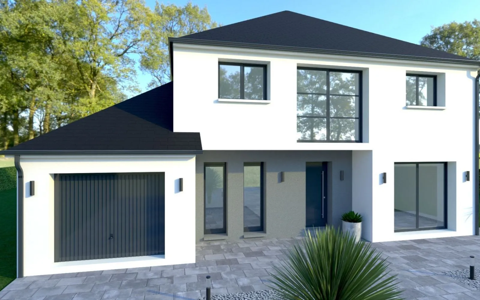 Projet de construction d'une maison 100% sur-mesure terrain à COUBERT (77) à Coubert — photo 3