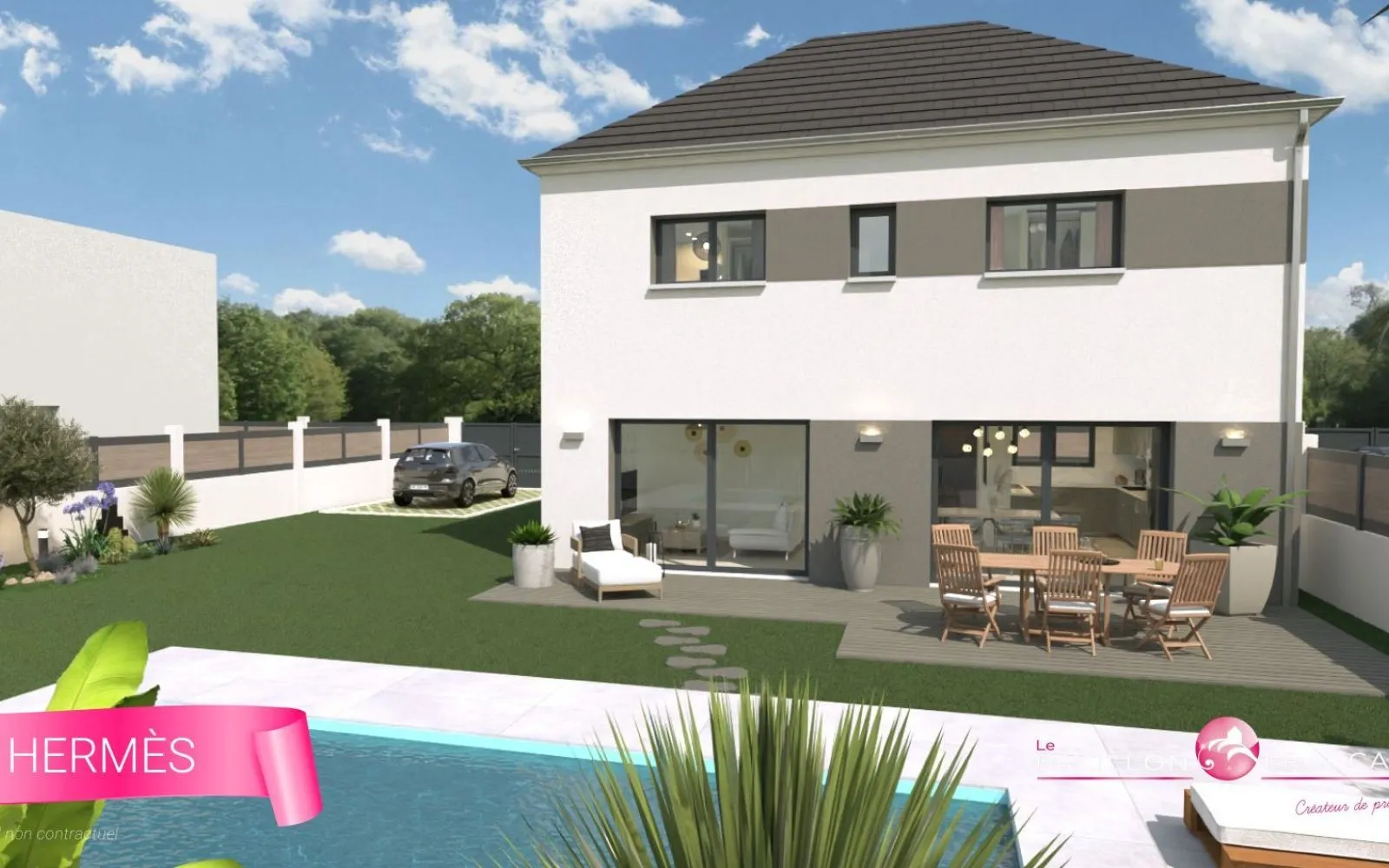 Projet de construction d'une maison 100 m² avec terrain à DAMPMART (77) à Dampmart — photo 2