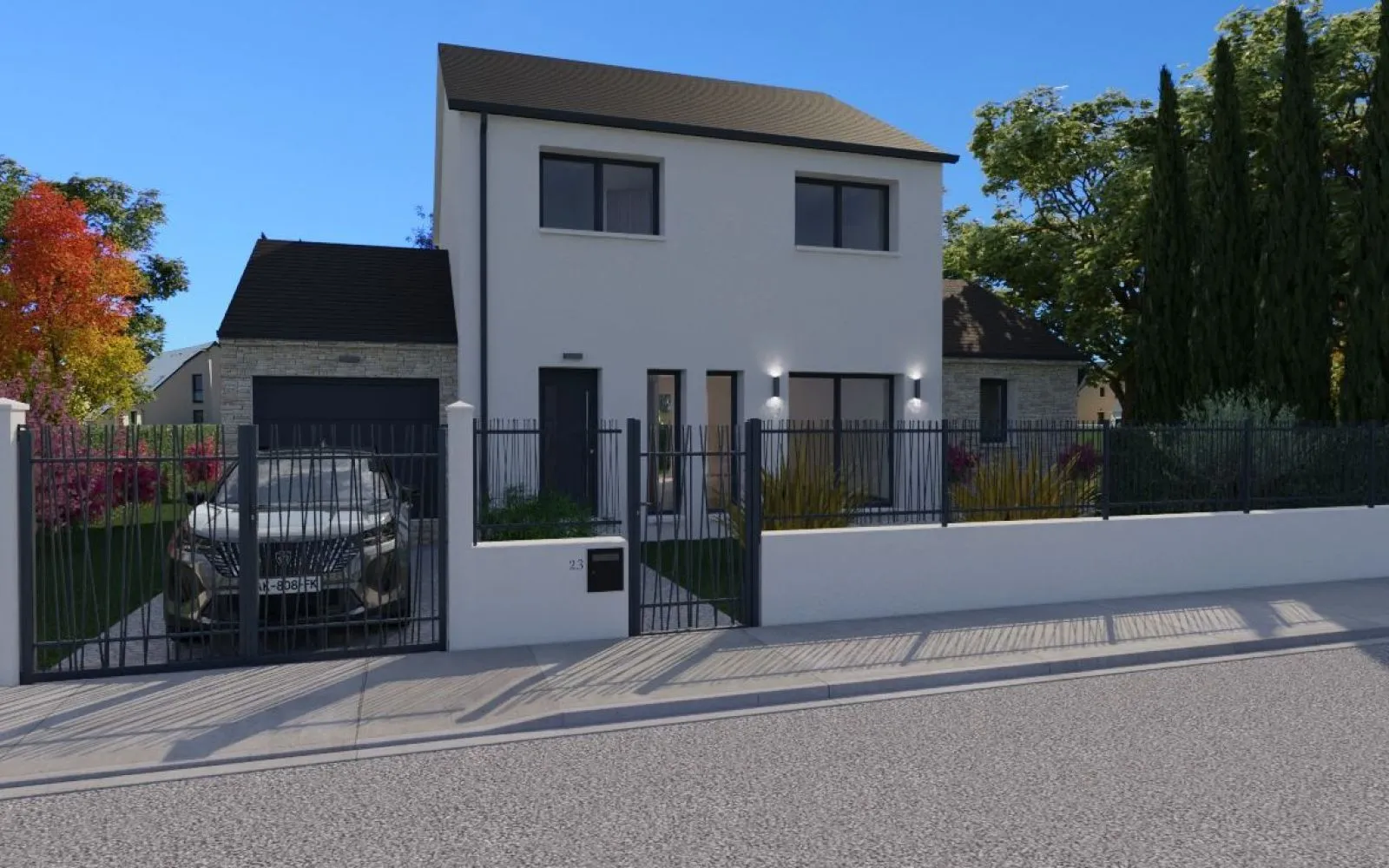 Projet de construction d'une maison 122 m² avec terrain à CHAUMES-EN-BRIE (77) à Chaumes-en-Brie — photo 1