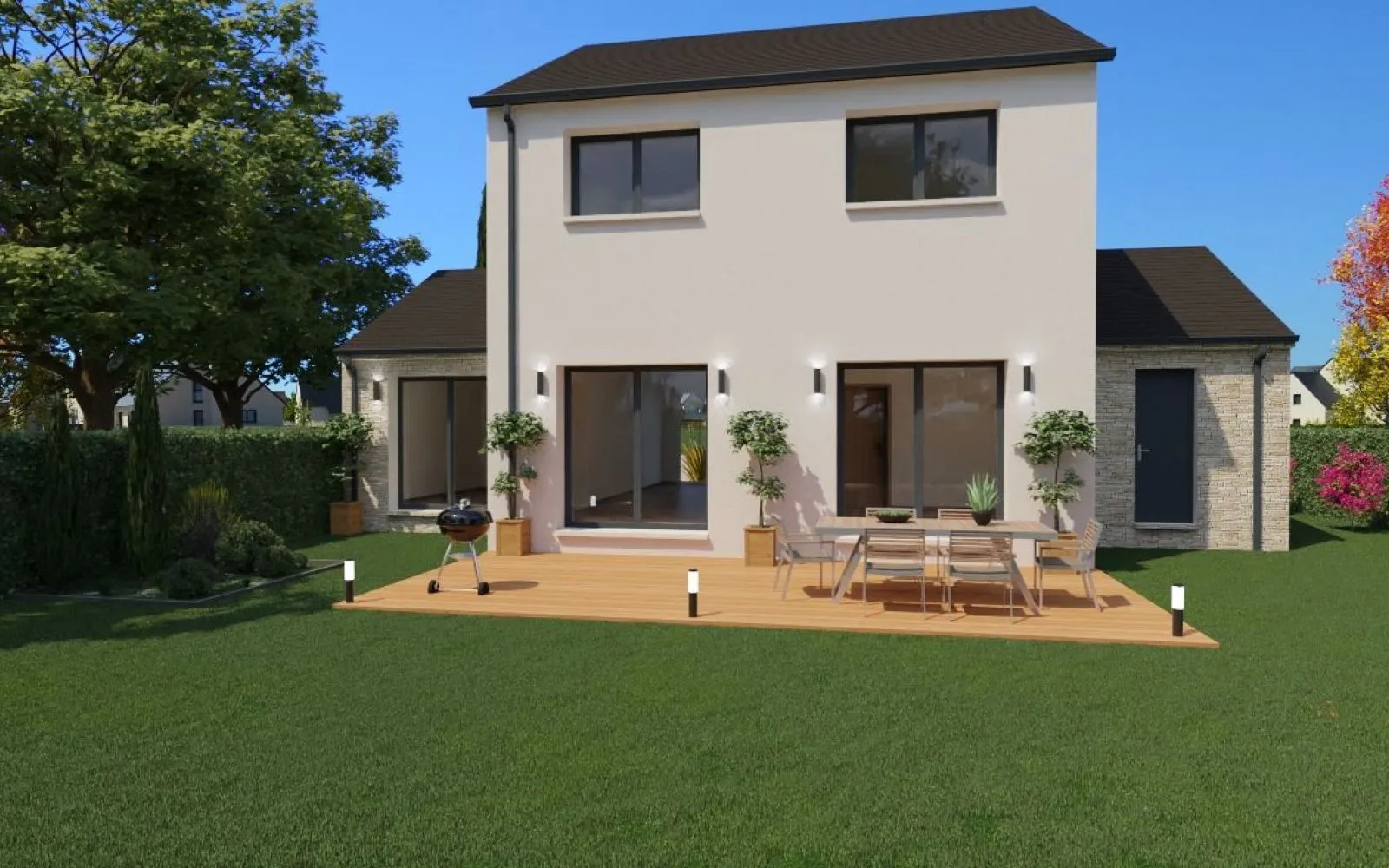 Projet de construction d'une maison 122 m² avec terrain à CHAUMES-EN-BRIE (77) à Chaumes-en-Brie — photo 4