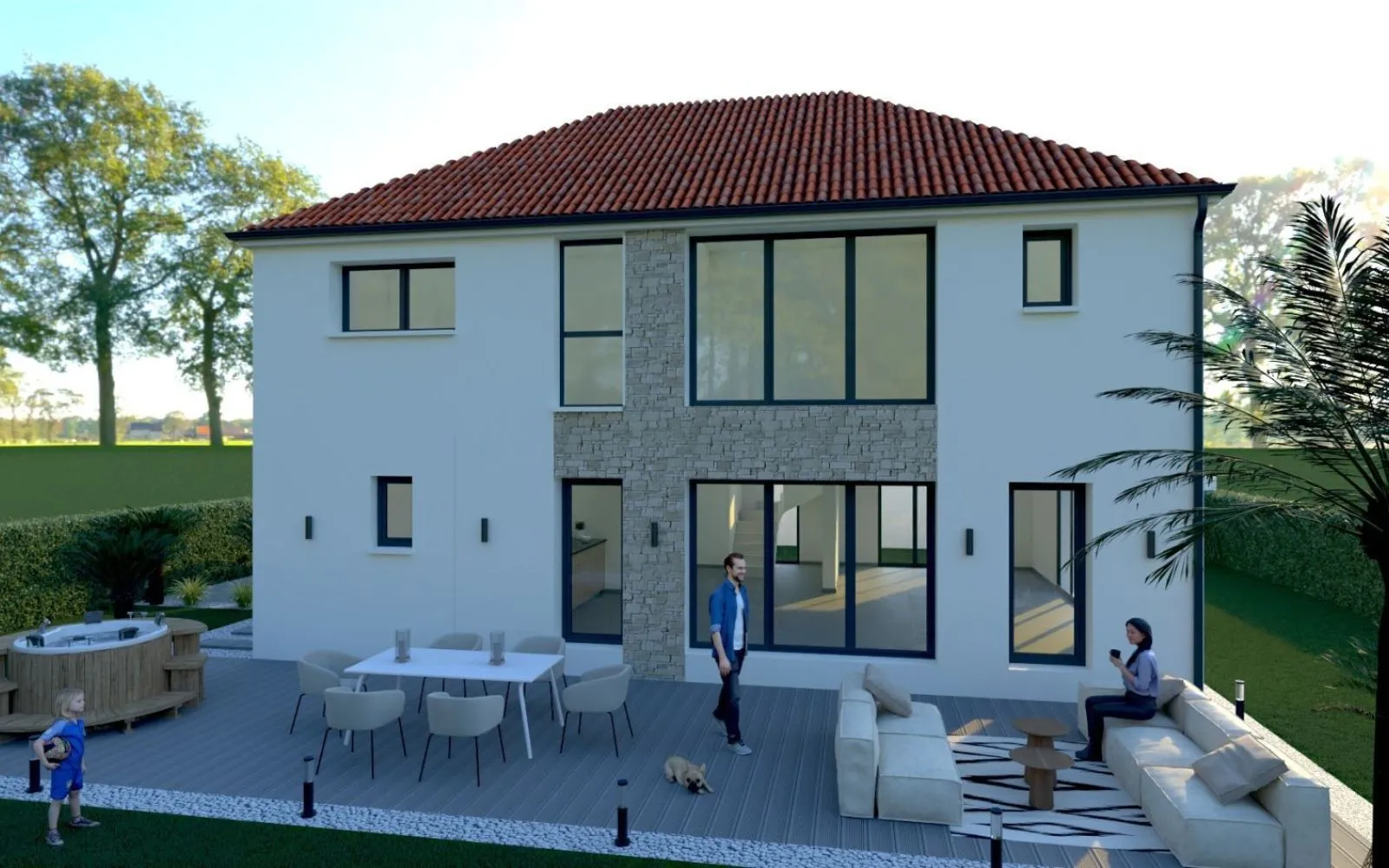Projet de construction 100% sur mesure avec terrain à BUSSY-SAINT-MARTIN (77) à Bussy-Saint-Martin — photo 5