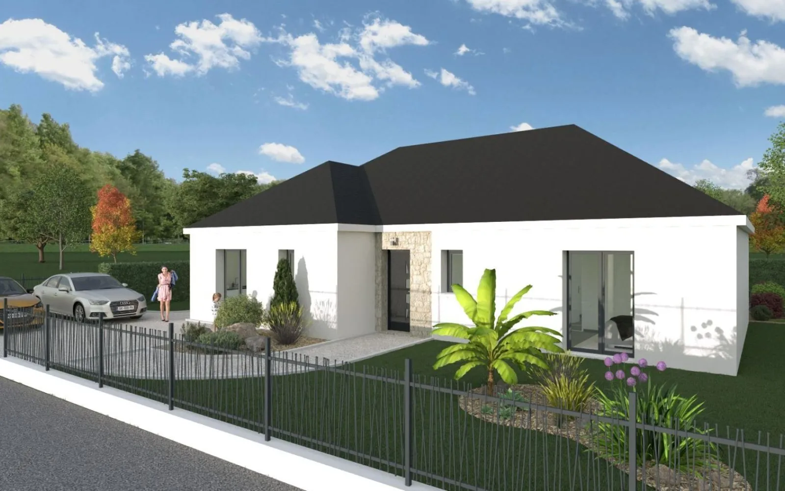Projet de construction d'une maison 120 m² avec terrain à GREZ-SUR-LOING (77) à Grez-sur-Loing — photo 1