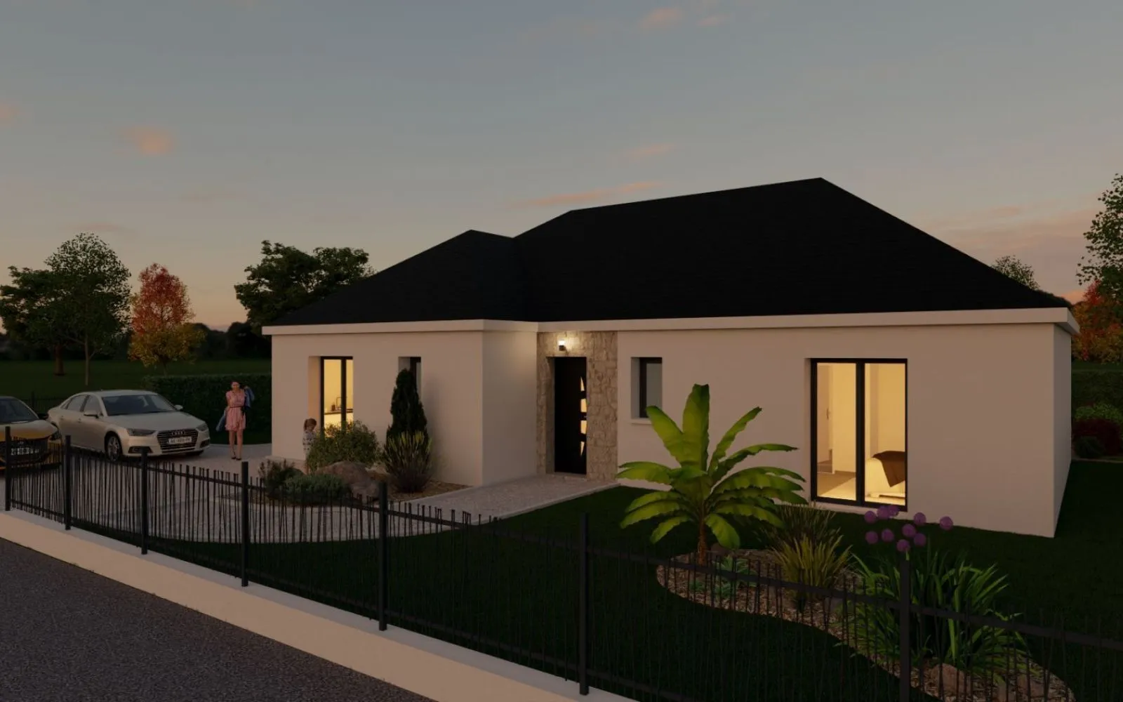 Projet de construction d'une maison 120 m² avec terrain à GREZ-SUR-LOING (77) à Grez-sur-Loing — photo 2
