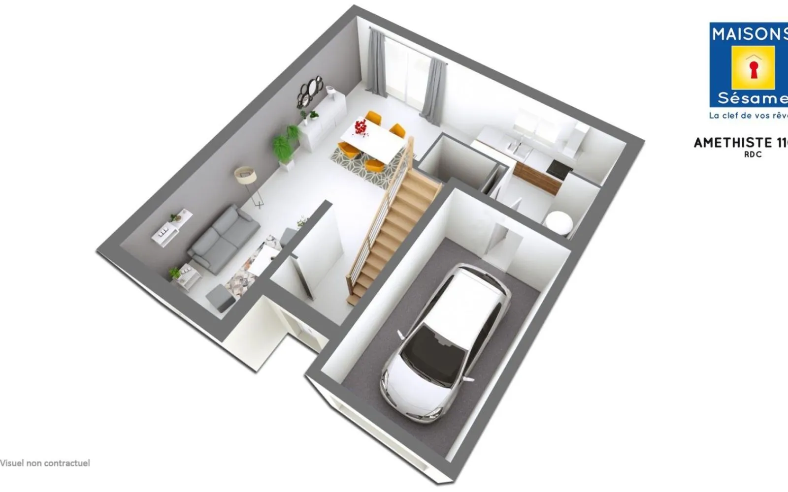 Projet de construction d'une maison 110 m² avec terrain à NOGENT-LE-ROI (28) à Nogent-le-Roi — photo 2