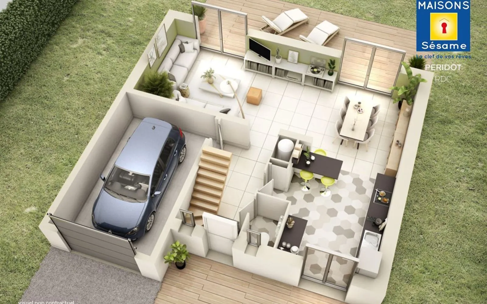 Projet de construction d'une maison 98 m² avec terrain à LA FRETTE-SUR-SEINE (95) à La Frette-sur-Seine — photo 3