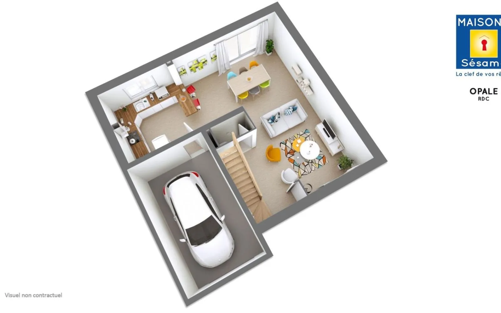 Projet de construction d'une maison 90 m² avec terrain à NOGENT-LE-ROI (28) à Nogent-le-Roi — photo 2