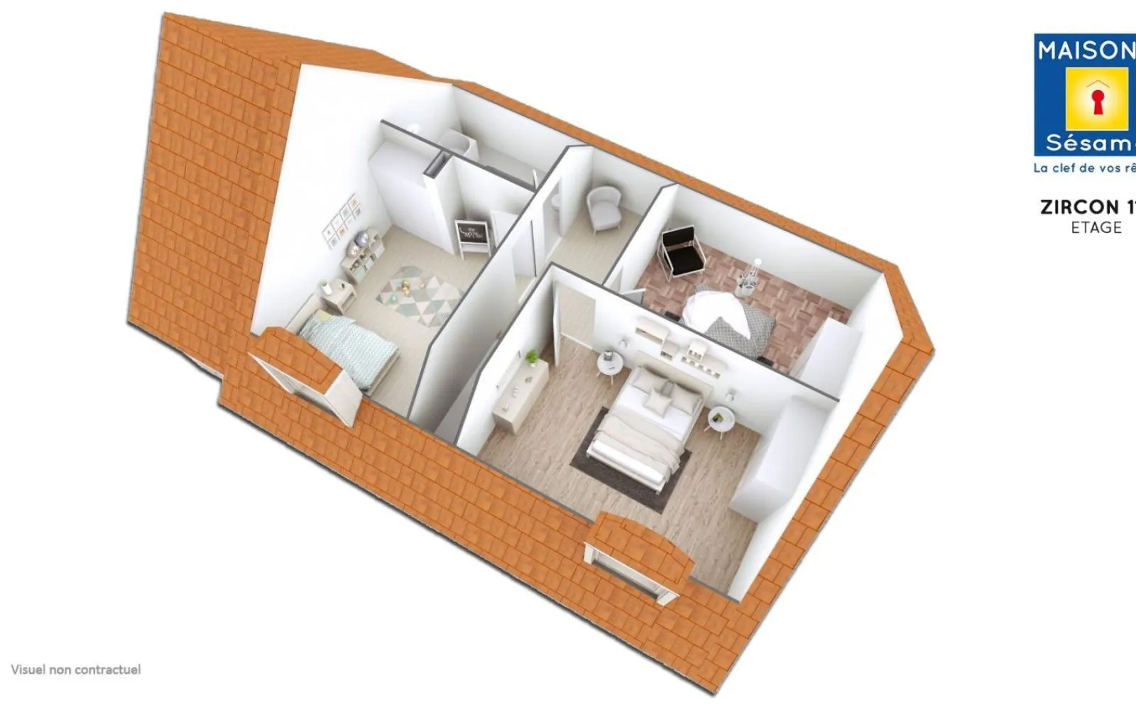 Projet de construction d'une maison 116 m² avec terrain à NOGENT-LE-ROI (28) à Nogent-le-Roi — photo 3
