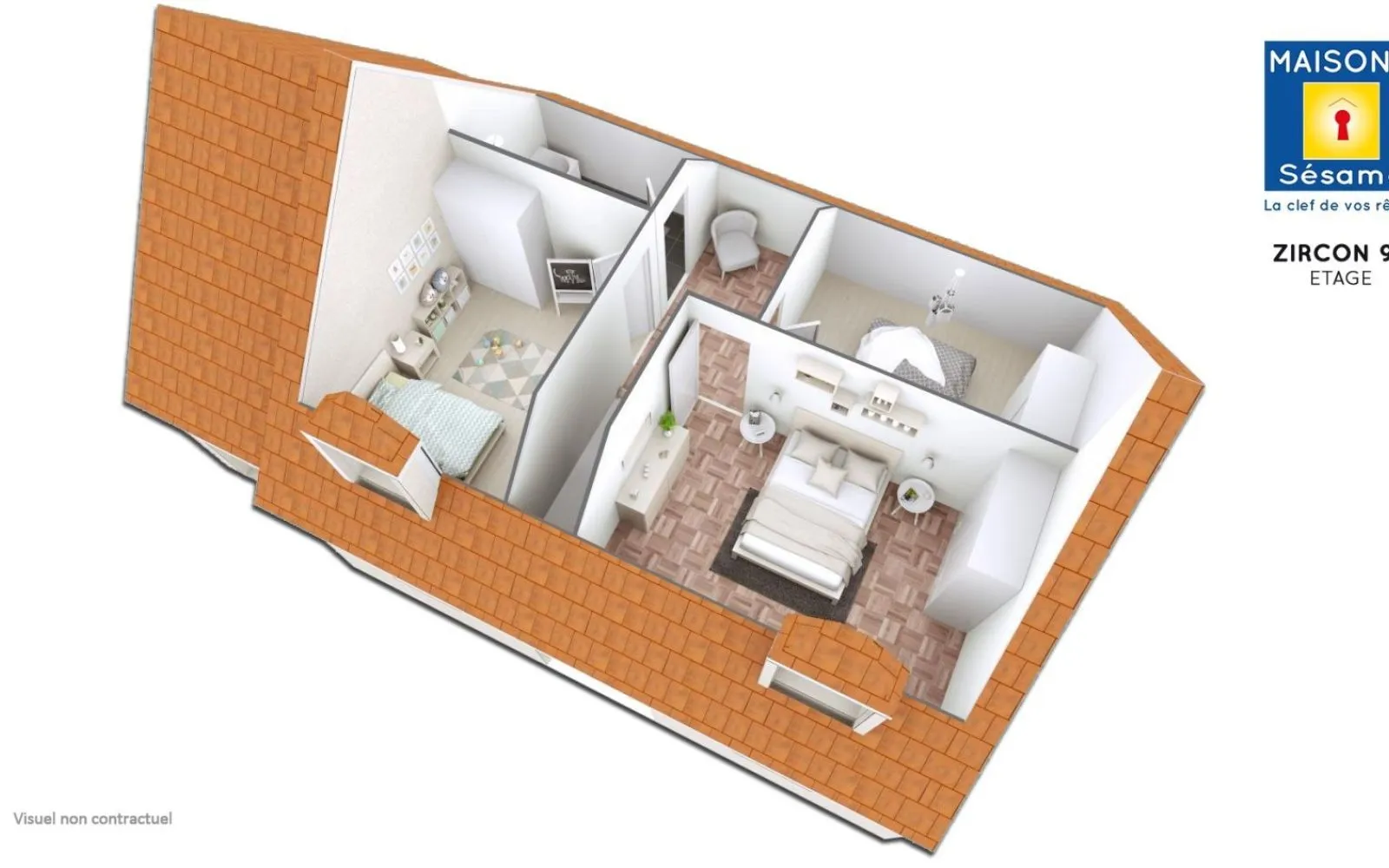 Projet de construction d'une maison 95 m² avec terrain à DAMMARTIN-EN-SERVE (78) à Dammartin-en-Serve — photo 3