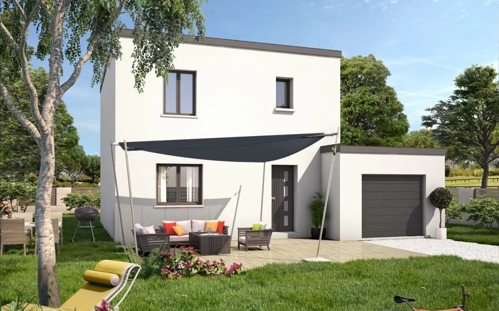 Projet de construction d'une maison 87 m² avec terrain à ERAGNY (95) à Éragny — photo 1
