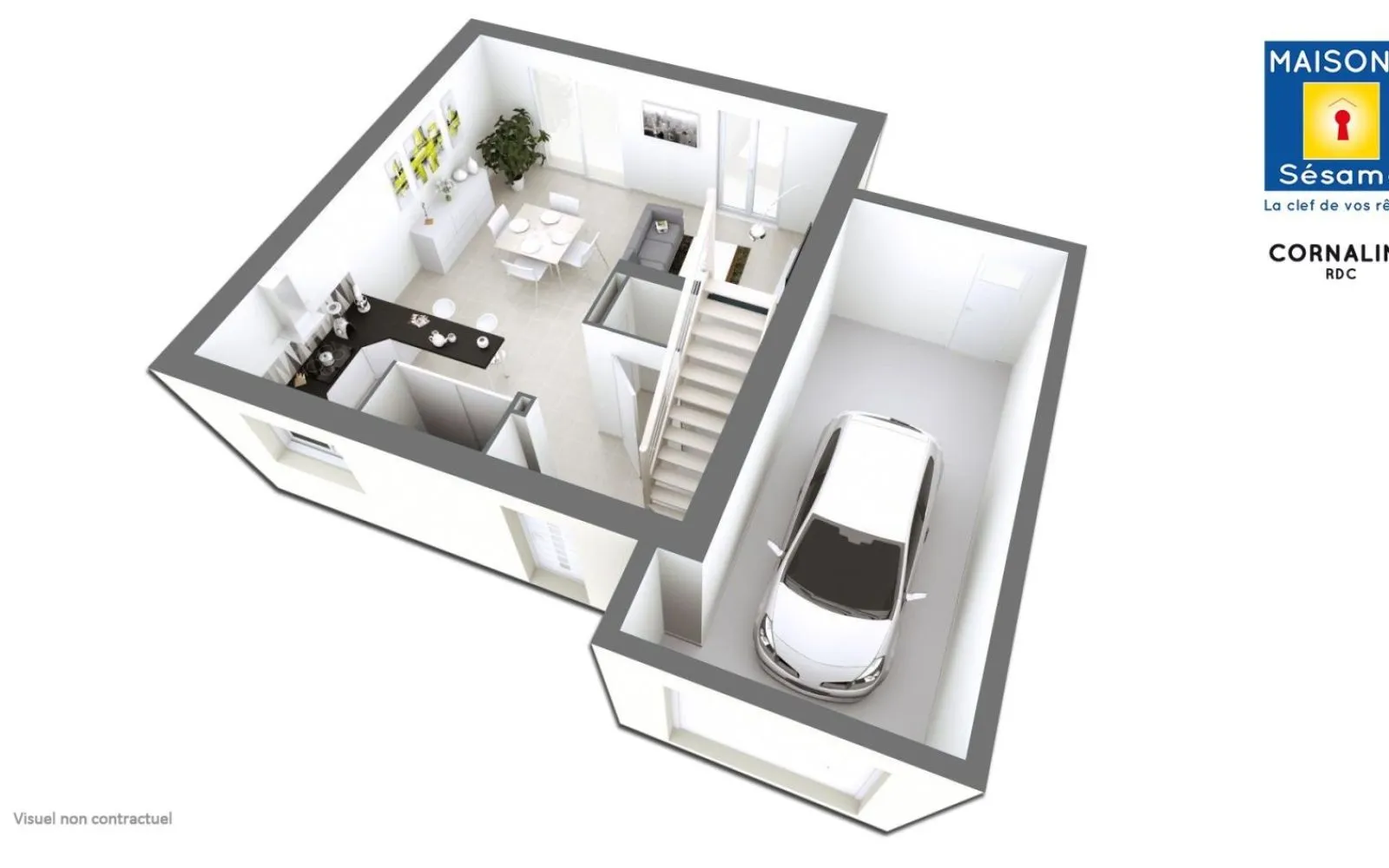 Projet de construction d'une maison 87 m² avec terrain à ERAGNY (95) à Éragny — photo 2