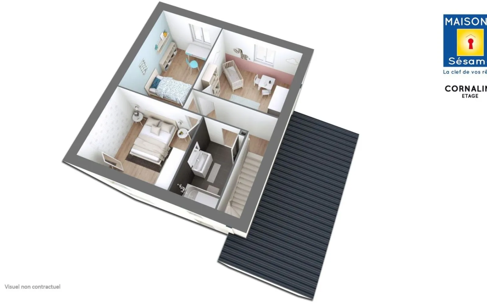 Projet de construction d'une maison 87 m² avec terrain à ERAGNY (95) à Éragny — photo 3