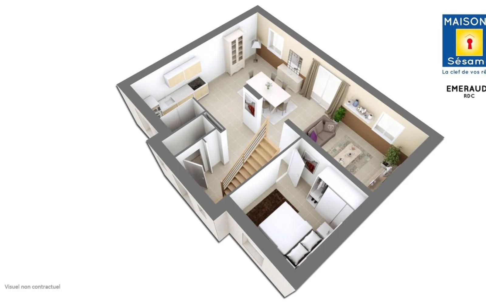 Projet de construction d'une maison 117 m² avec terrain à CHAMBLY (60) à Chambly — photo 2