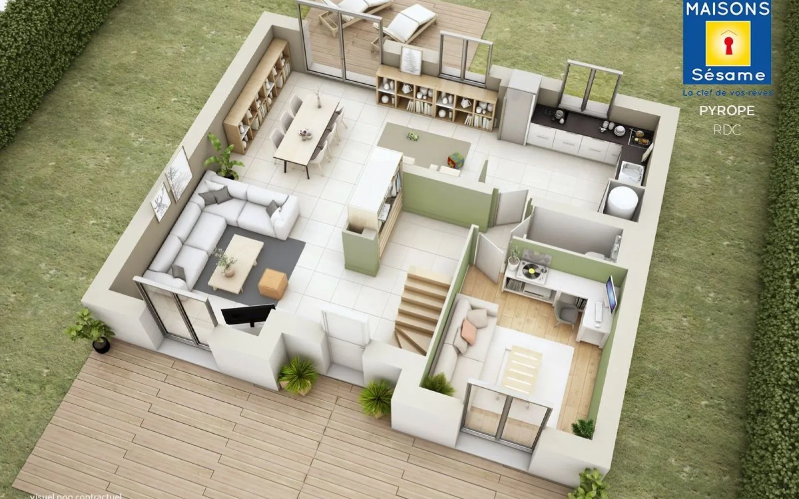 Projet de construction d'une maison 148 m² avec terrain à BORAN-SUR-OISE (60) à Boran-sur-Oise — photo 2