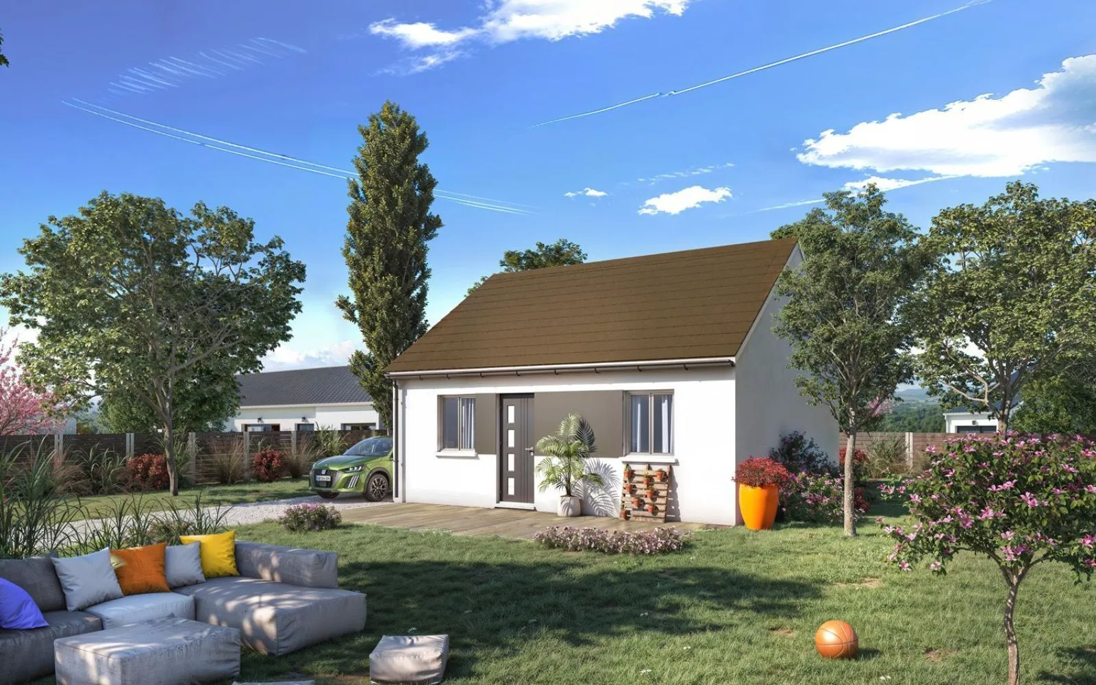 Projet de construction d'une maison 49 m² avec terrain à GREZ-SUR-LOING (77) à Grez-sur-Loing — photo 1