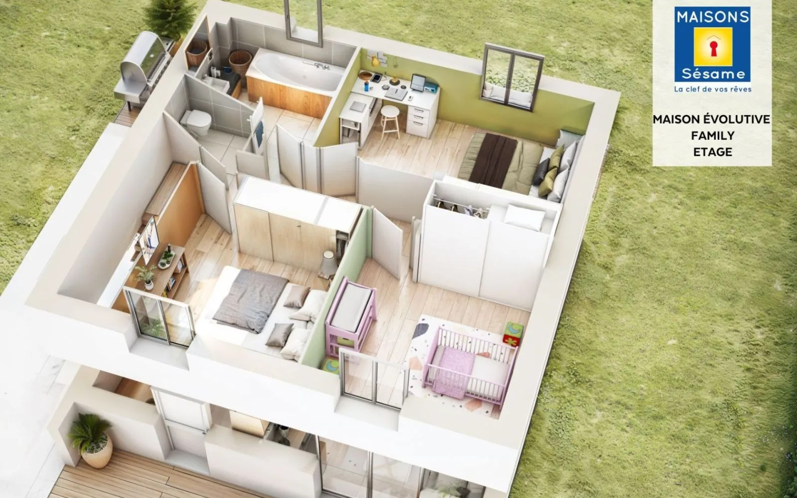 Projet de construction d'une maison 107 m² avec terrain à LES CHAPELLES-BOURBON (77) à Chapelles-Bourbon — photo 3