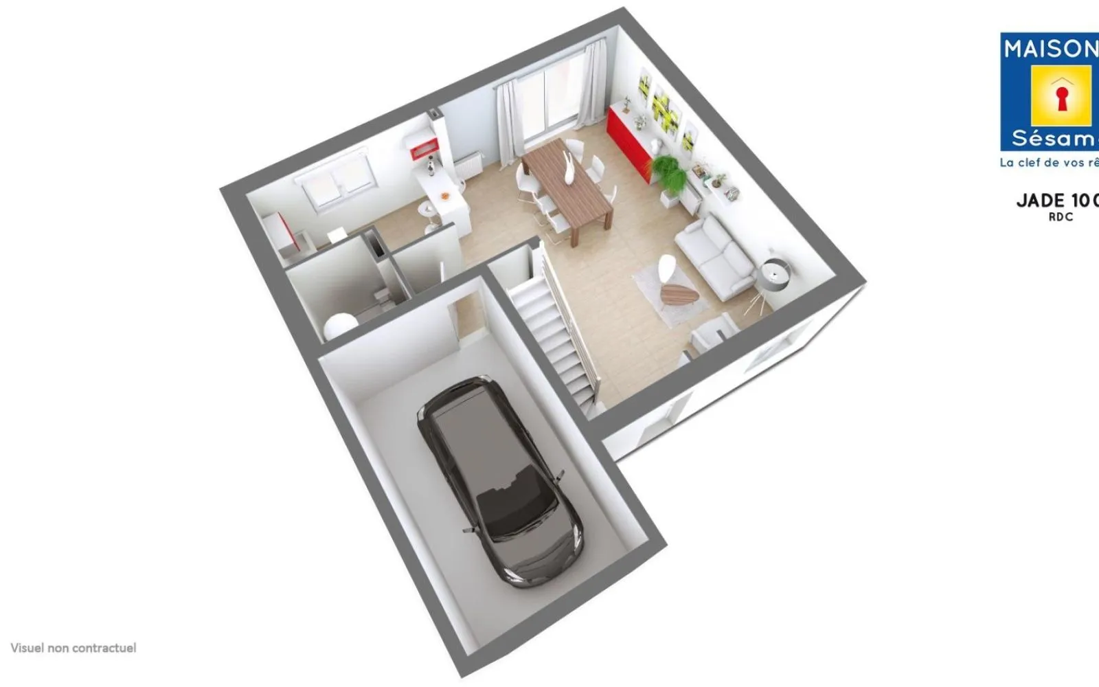Projet de construction d'une maison 97 m² avec terrain à MARLY-LA-VILLE (95) à Marly-la-Ville — photo 2