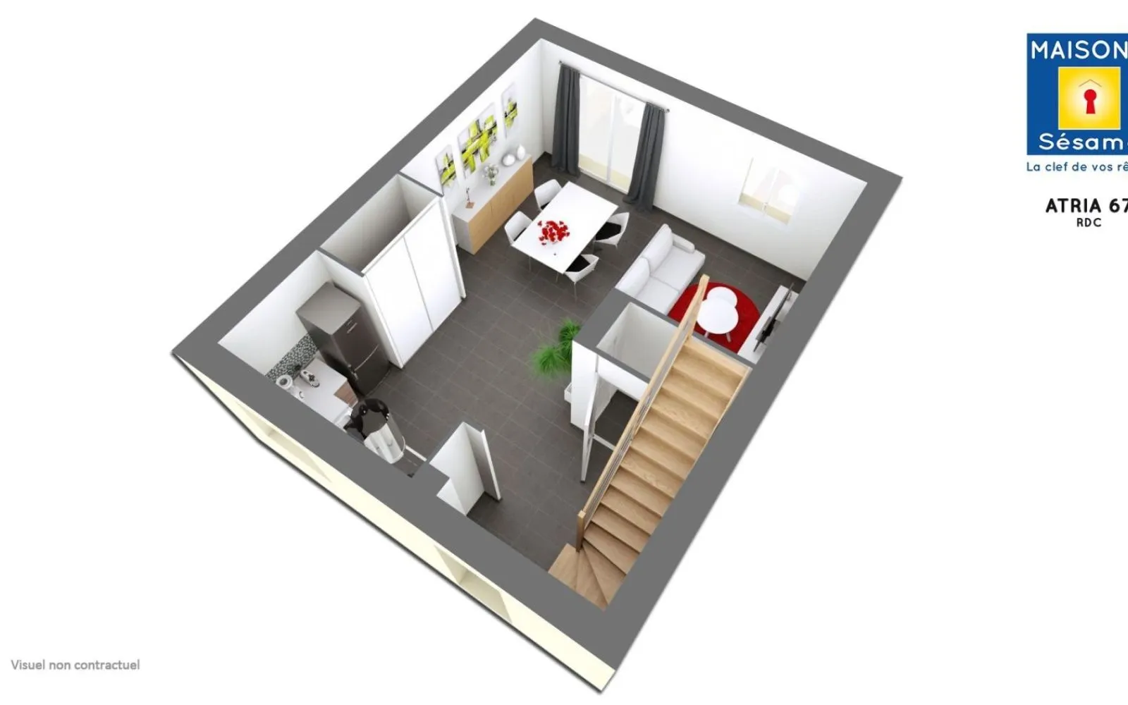 Projet de construction d'une maison 68 m² avec terrain à COMBS-LA-VILLE (77) à Combs-la-Ville — photo 2