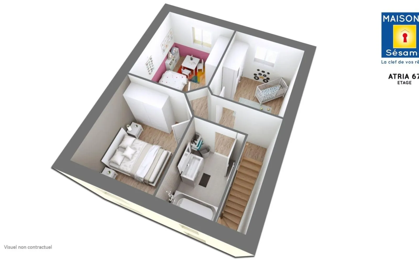 Projet de construction d'une maison 68 m² avec terrain à COMBS-LA-VILLE (77) à Combs-la-Ville — photo 3