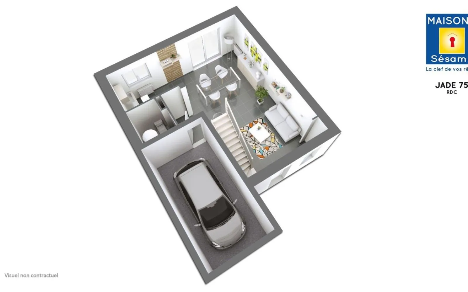 Projet de construction d'une maison 67 m² avec terrain à VILLEMOISSON-SUR-ORGE (91) à Villemoisson-sur-Orge — photo 2