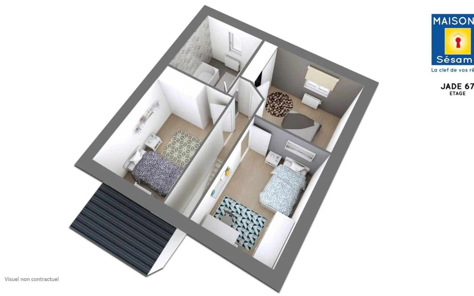 Projet de construction d'une maison 67 m² avec terrain à CRECY-LA-CHAPELLE (77) à Crécy-la-Chapelle — photo 3
