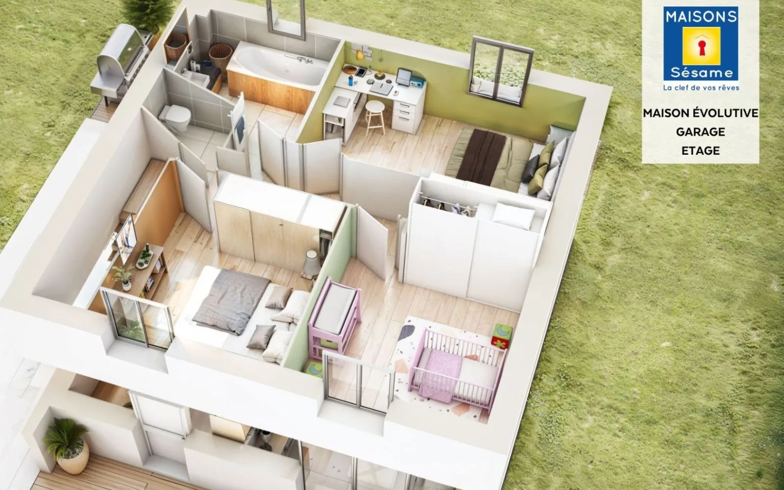 Projet de construction d'une maison 86 m² avec terrain à LE MEE-SUR-SEINE (77) à Le Mée-sur-Seine — photo 3