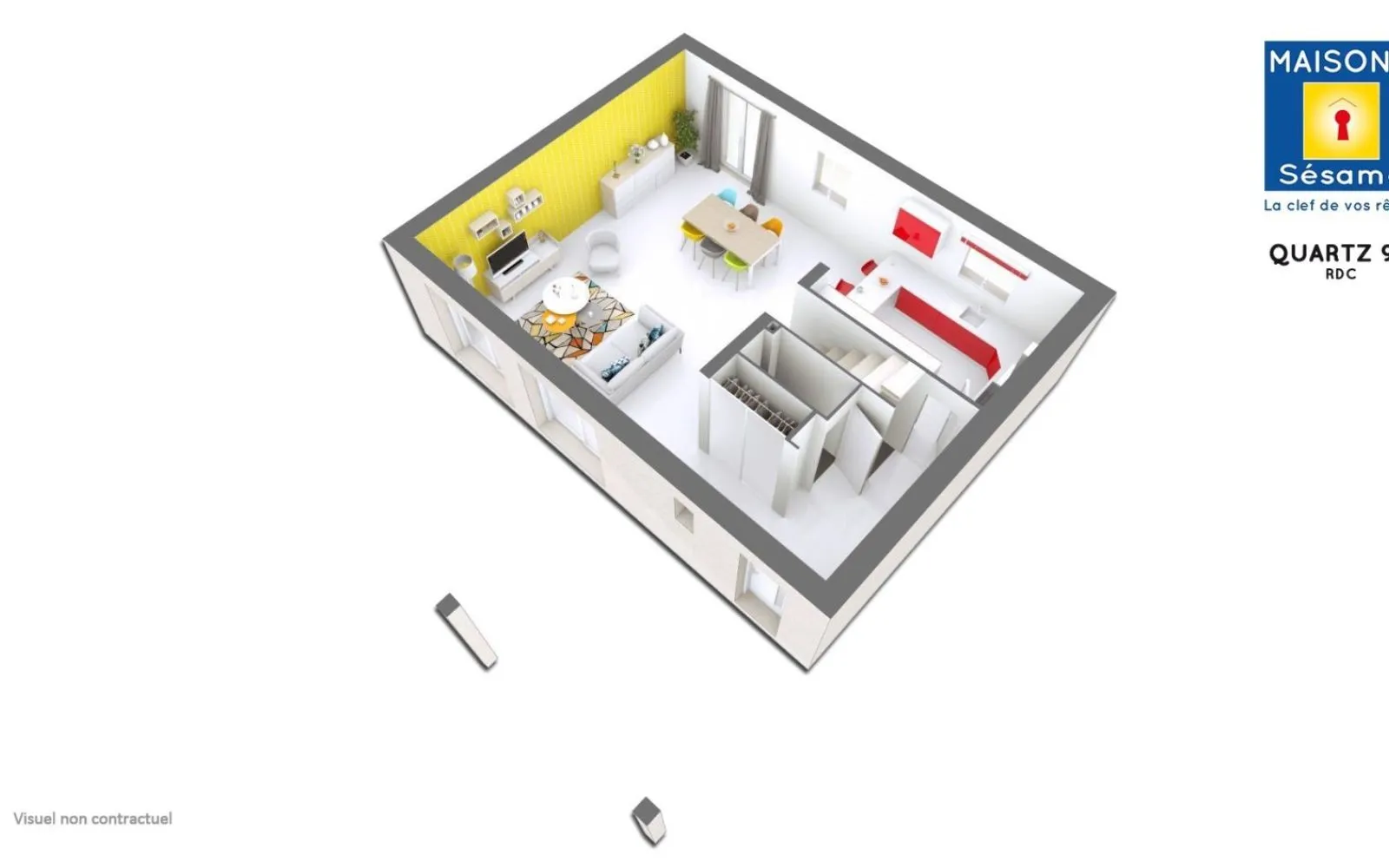 Projet de construction d'une maison 92 m² avec terrain à DAMPMART (77) à Dampmart — photo 2