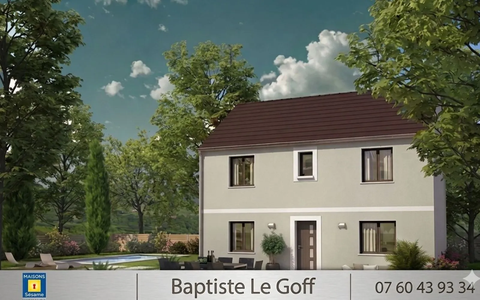 Projet de construction d'une maison 102 m² avec terrain à GRISY-SUISNES (77) à Grisy-Suisnes — photo 1
