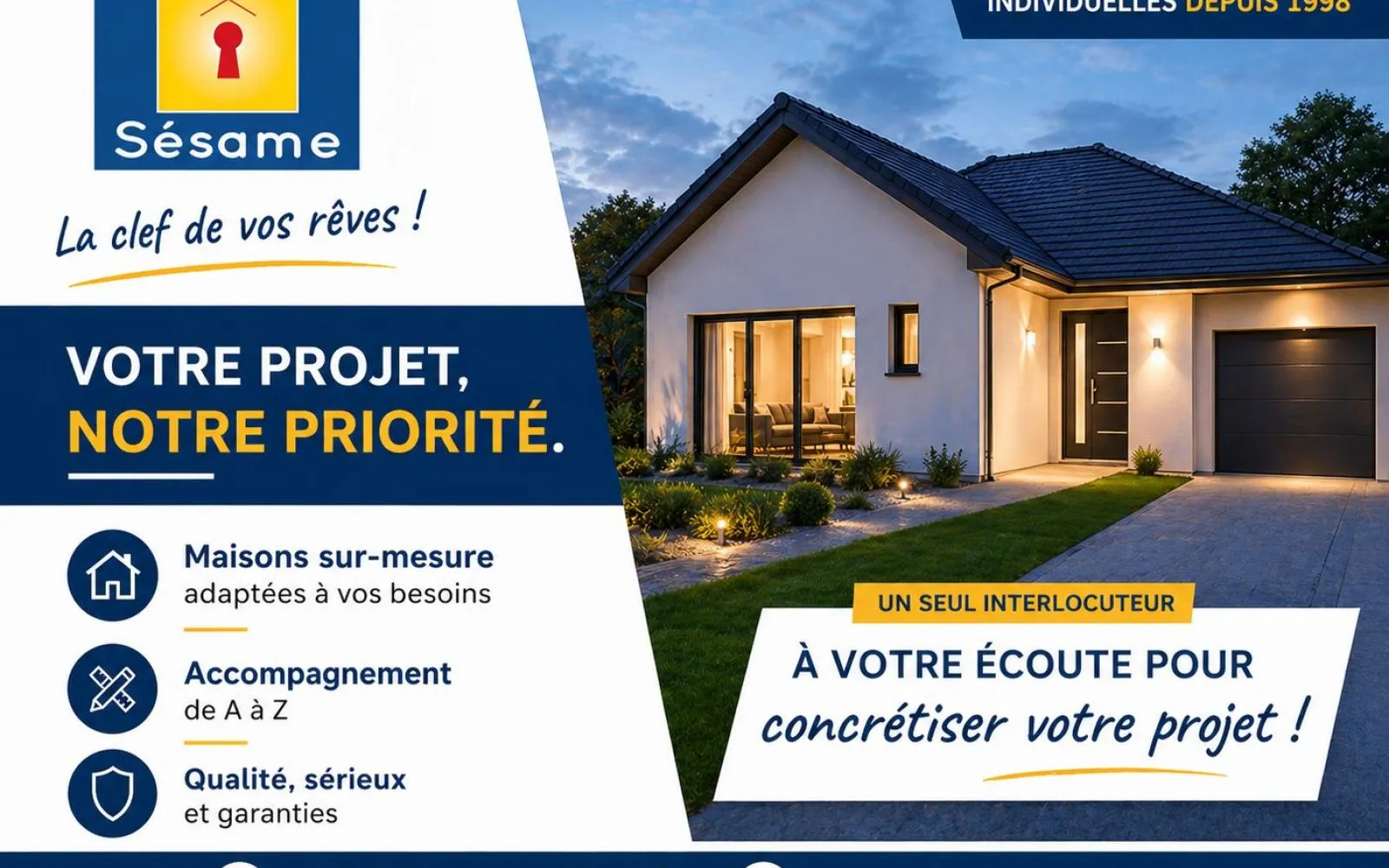 Projet de construction d'une maison 49 m² avec terrain à THORIGNY-SUR-MARNE (77) à Thorigny-sur-Marne — photo 3