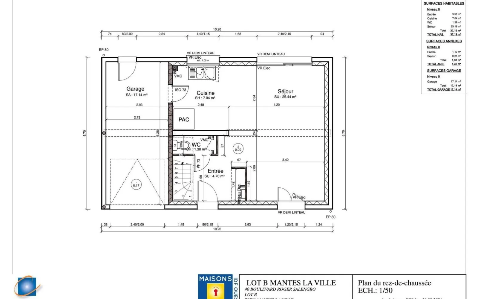 Projet de construction d'une maison 89 m² avec terrain à MANTES-LA-VILLE (78) à Mantes-la-Ville — photo 1
