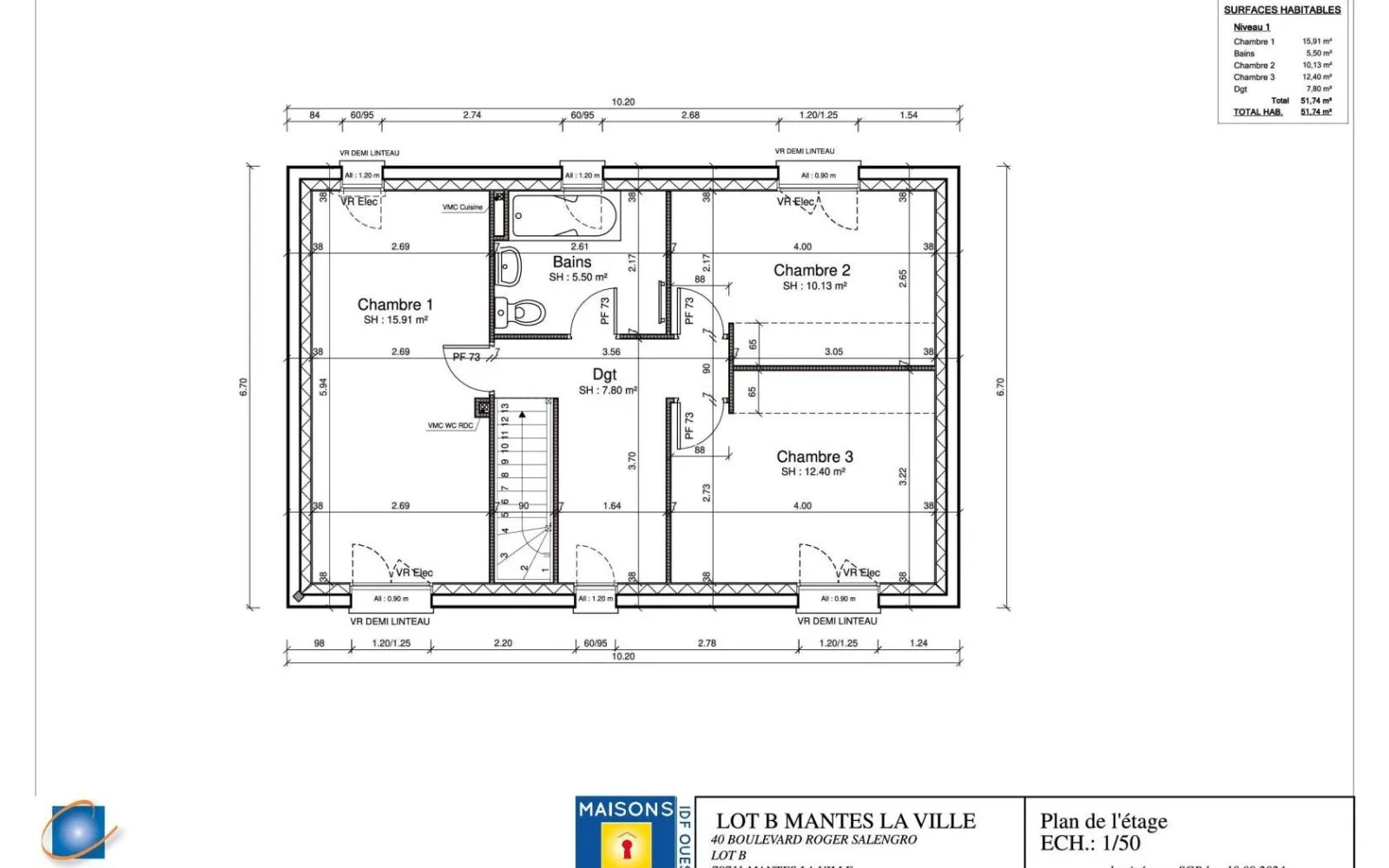 Projet de construction d'une maison 89 m² avec terrain à MANTES-LA-VILLE (78) à Mantes-la-Ville — photo 2