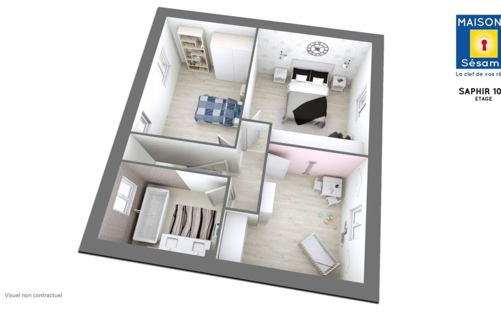 Projet de construction d'une maison 100 m² avec terrain à DAMPMART (77) à Dampmart — photo 4