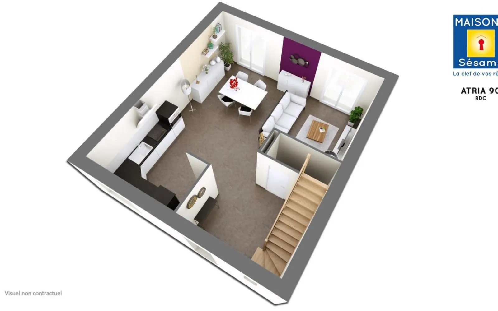 Projet de construction d'une maison 80 m² avec terrain à DAMPMART (77) à Dampmart — photo 3