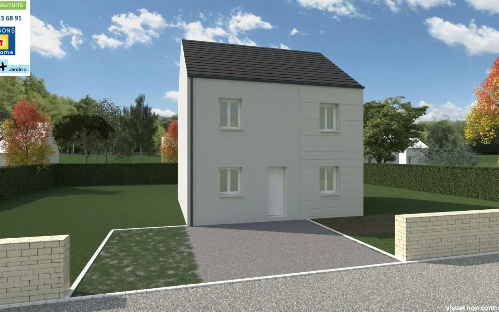 Projet de construction d'une maison 100 m² avec terrain à ORMOY (91) à Ormoy — photo 1
